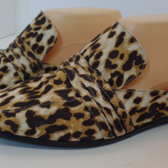 Cato Casual Multi Color Animal Print Slip On Mules Sz 9 Man Made Materials - Picture 3 of 10